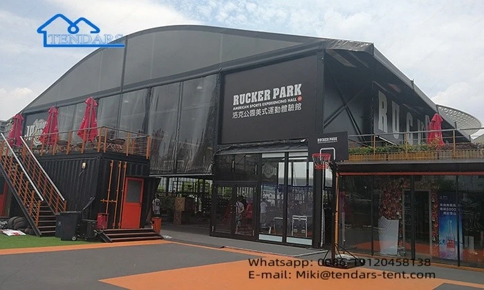 PVC black sports tent PVC black sports tent